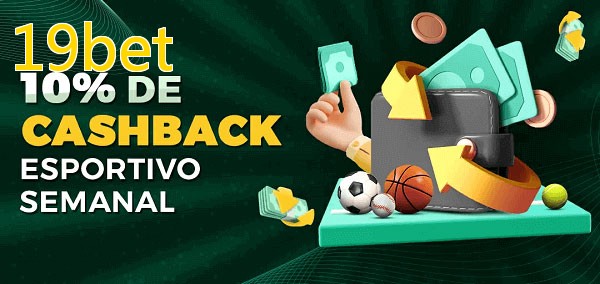 10% de bônus de cashback na 19bet